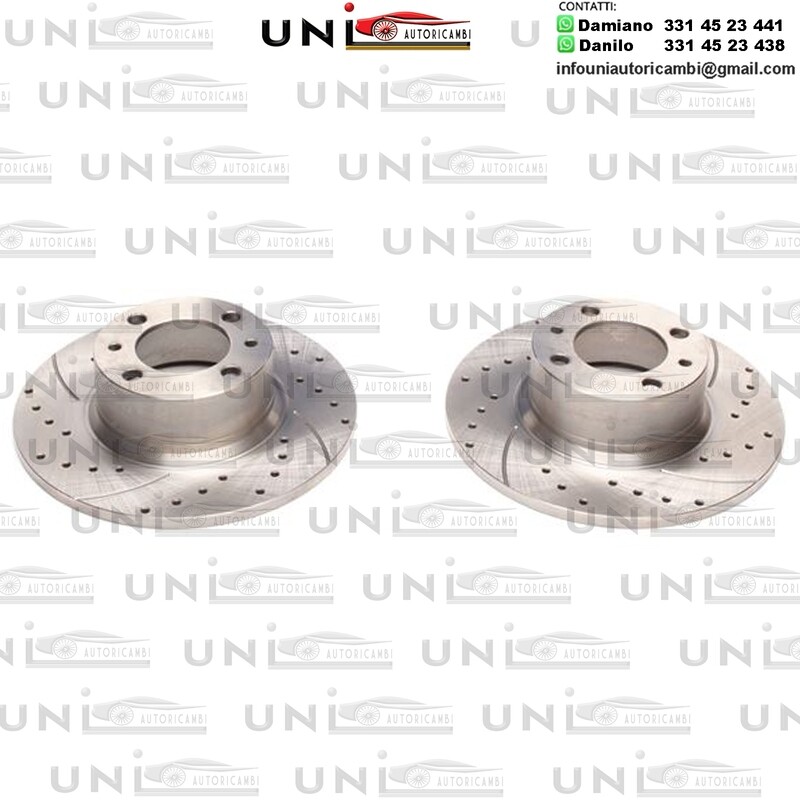 2X Dischi Sportivi Anteriori Baffati Forati Lada 1200-1600 / Nova / Toscana