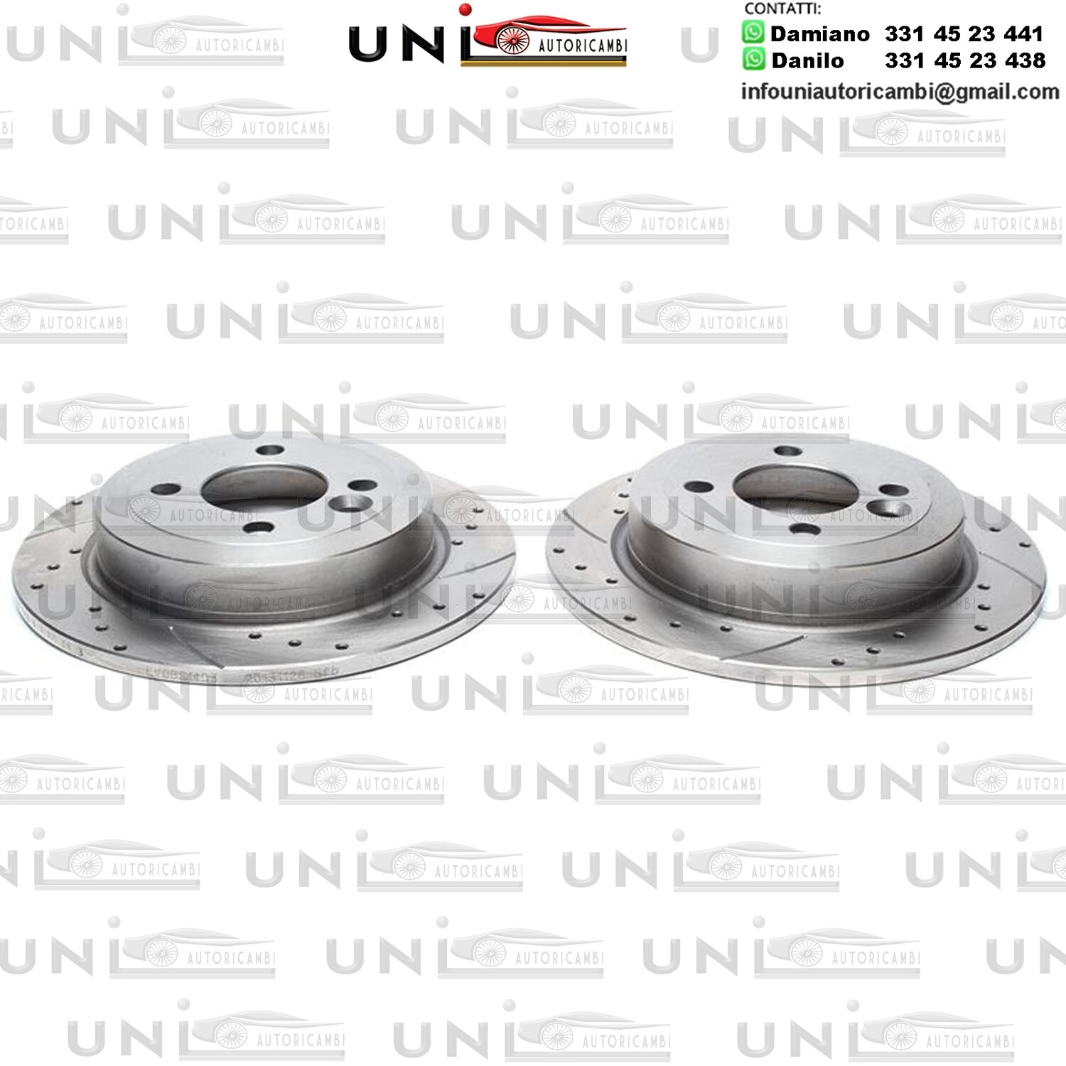 2X Dischi Sportivi Posteriori Mini Cooper , Cooper S, One , Works , Cabriolet Cooper, Roadster