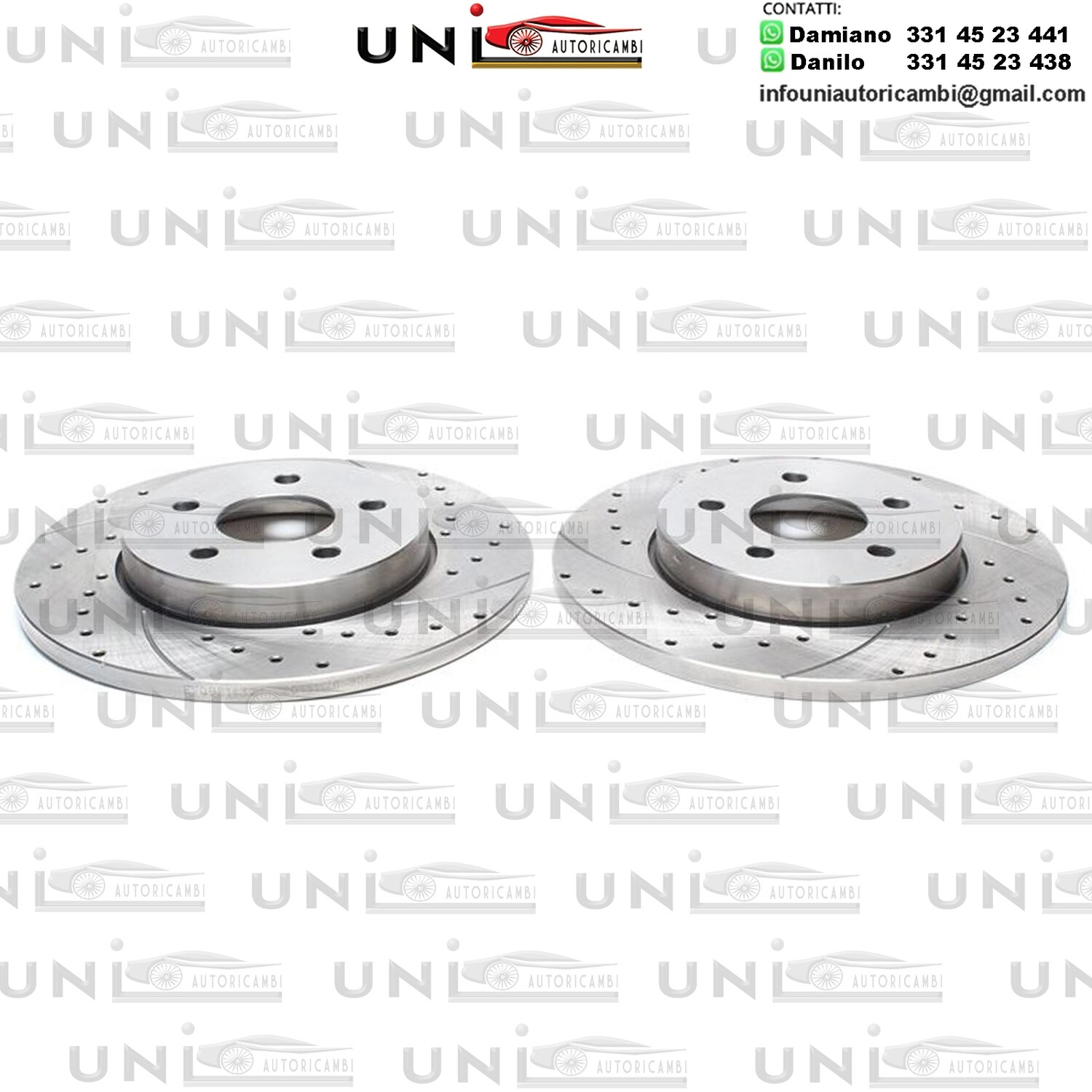 2X Dischi Sportivi Posteriori Ford Mondeo III , Mondeo III Estate ,Mondeo III Saloon / Jaguar X-Type