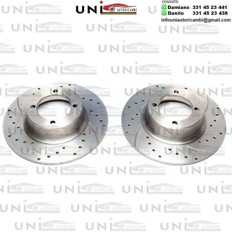 2X Dischi Sportivi Anteriori Skoda 105 / 120 / 130 / Rapid
