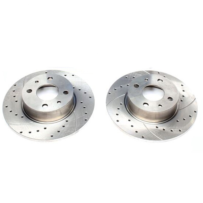 2X Dischi Sportivi Posteriori Alfa Romeo 164 / Fiat Bravo / Croma / Linea / Multipla / Stilo / Lancia Delta / Lybra / Thema