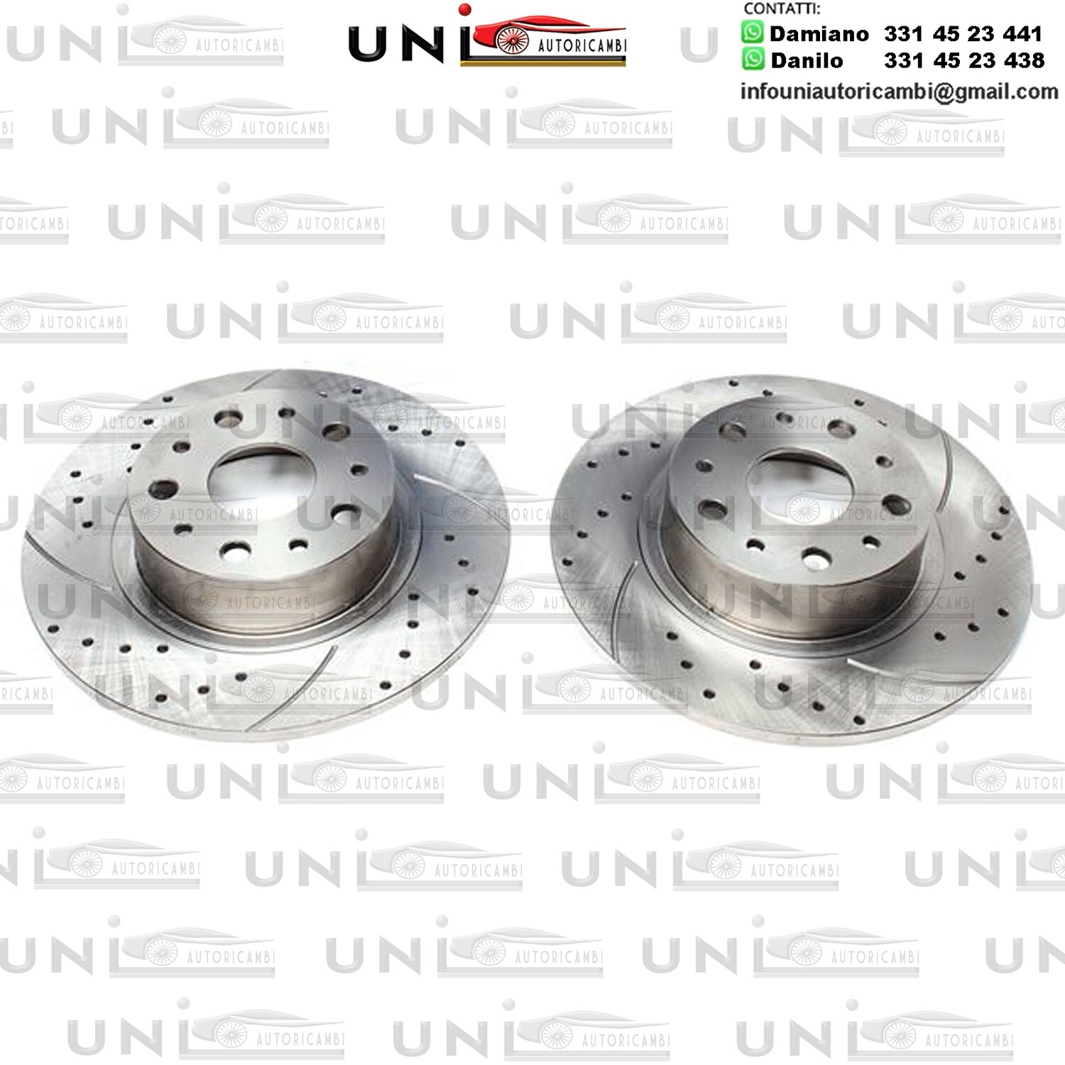 2X Dischi Sportivi Posteriori Alfa Romeo 166 / Lancia Kappa / Kappa SW