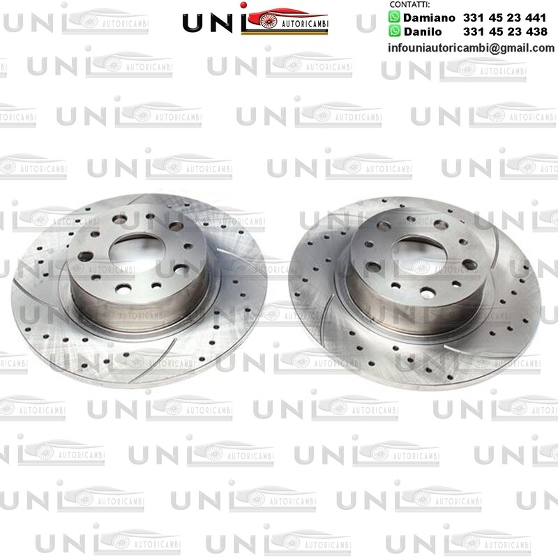 2X Dischi Sportivi Posteriori Alfa Romeo 166 / Lancia Kappa / Kappa SW