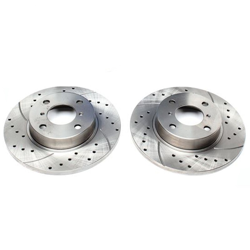 2X Dischi Sportivi Anteriori Opel Agila da 2000 a 2007/ Suzuki Wagon R da 2000 a 2007
