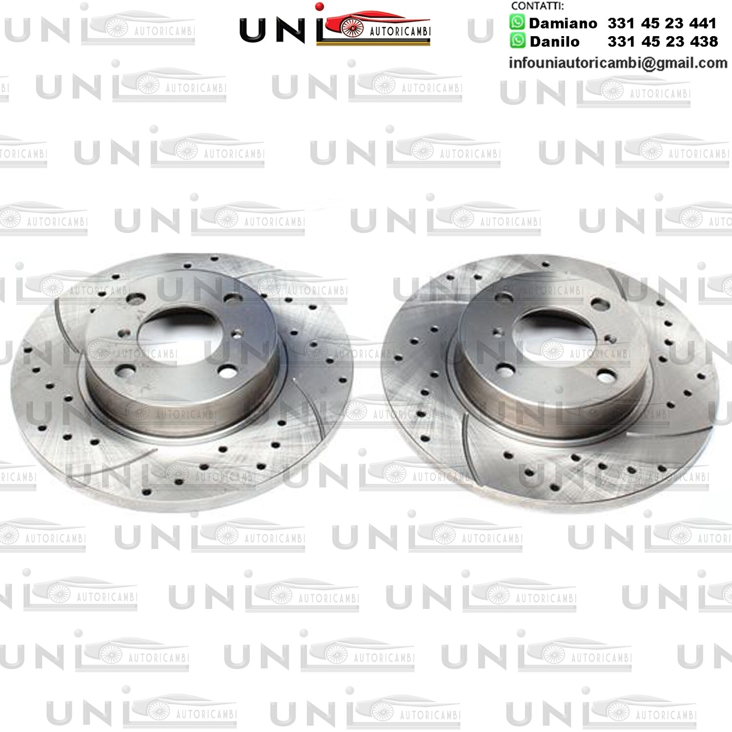 2X Dischi Sportivi Anteriori Opel Agila da 2000 a 2007/ Suzuki Wagon R da 2000 a 2007