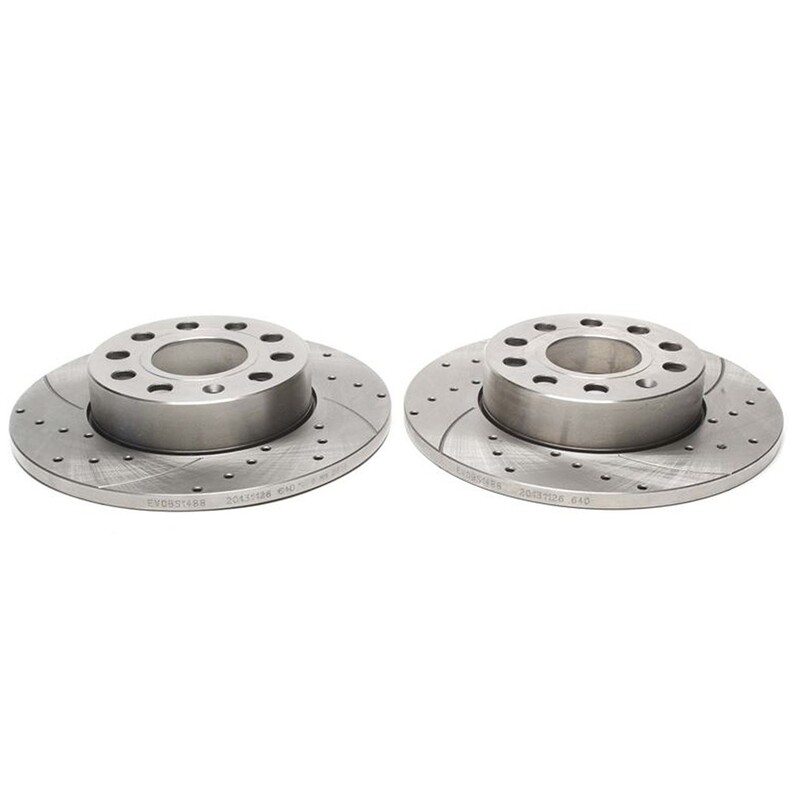 2X Dischi Sportivi Posteriori Audi A3,Sportback/Seat Altea/Skoda Octavia/VW Caddy