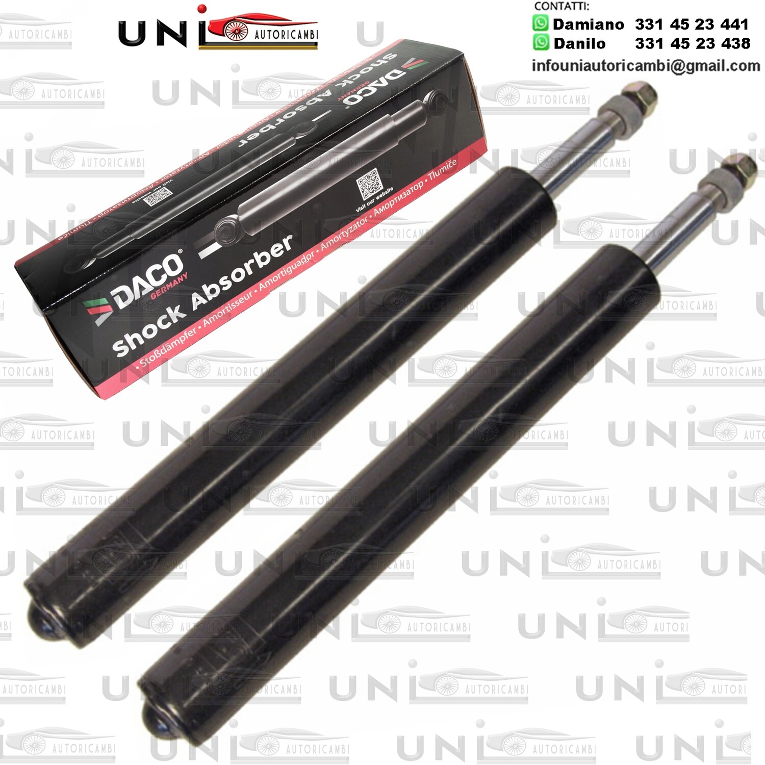 2X Ammortizzatori Anteriori Rinforzati a Olio Citroen AX / Peugeot 106 I