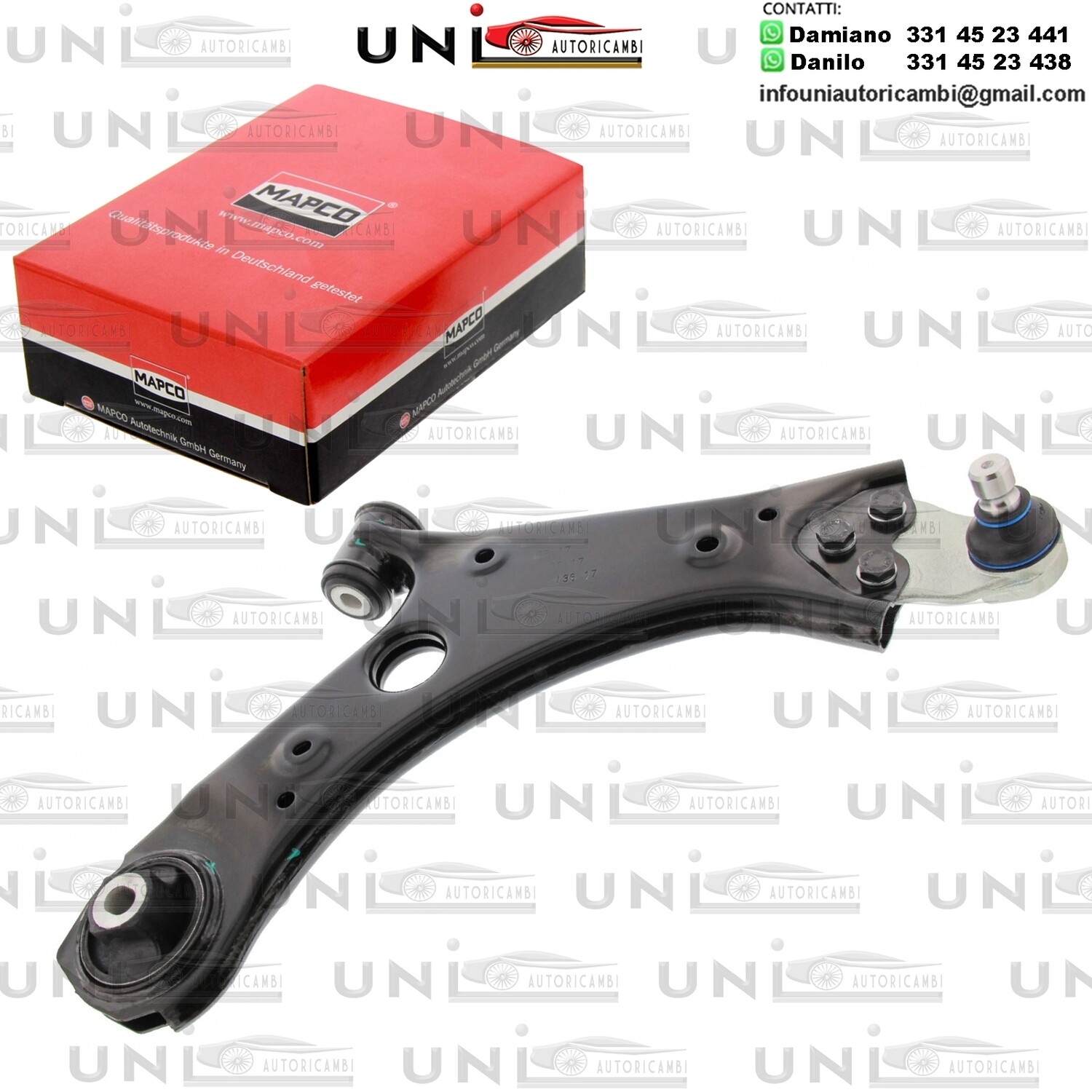 Braccio Oscillante Anteriore Destro Rinforzato FIAT 500X / JEEP RENEGADE