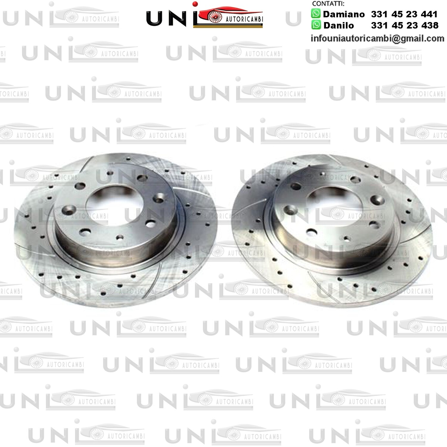 2X Dischi Sportivi Posteriori Kia Carens / Carens II / Clarus / Clarus Kombi