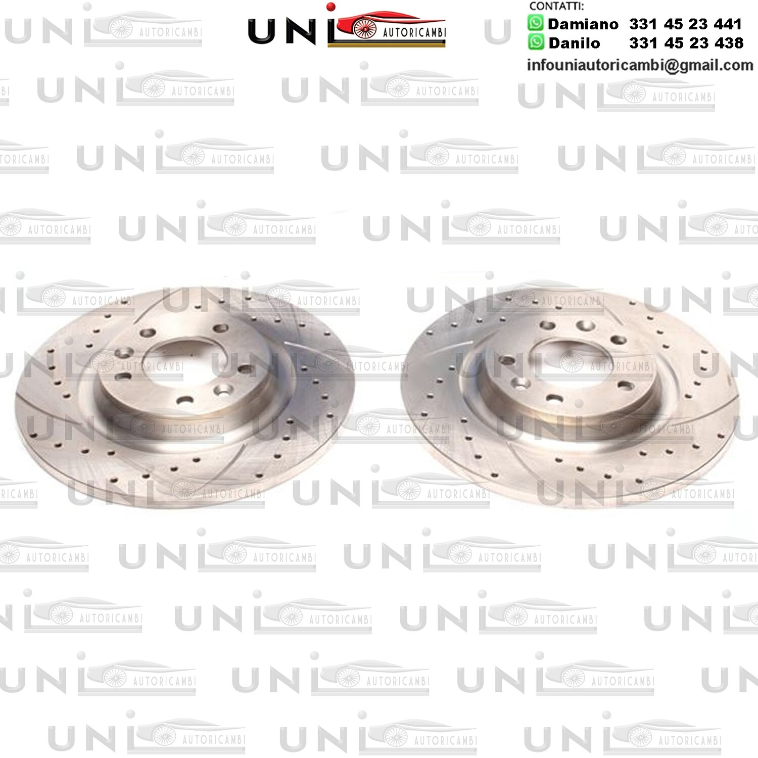 2X Dischi Sportivi Posteriori Citroën C5 III + C5 III Break / Peugeot 407+ 407 SW/508 + 508SW / 607/ RCZ