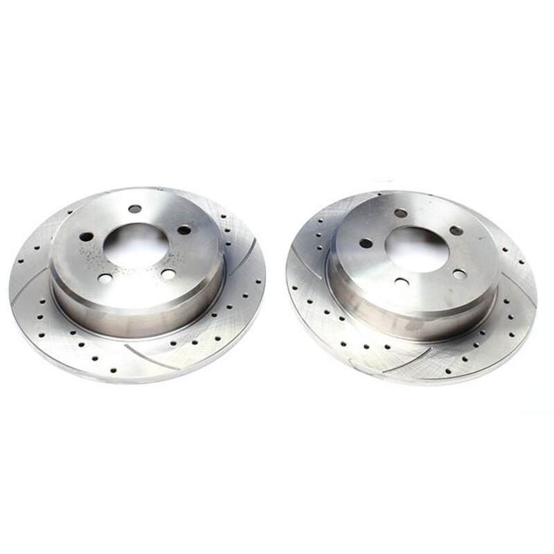 2X Dischi Sportivi Posteriori Chrysler Voyager III+ IV / Dodge Caravan / Jeep Cherokee / Wrangler II