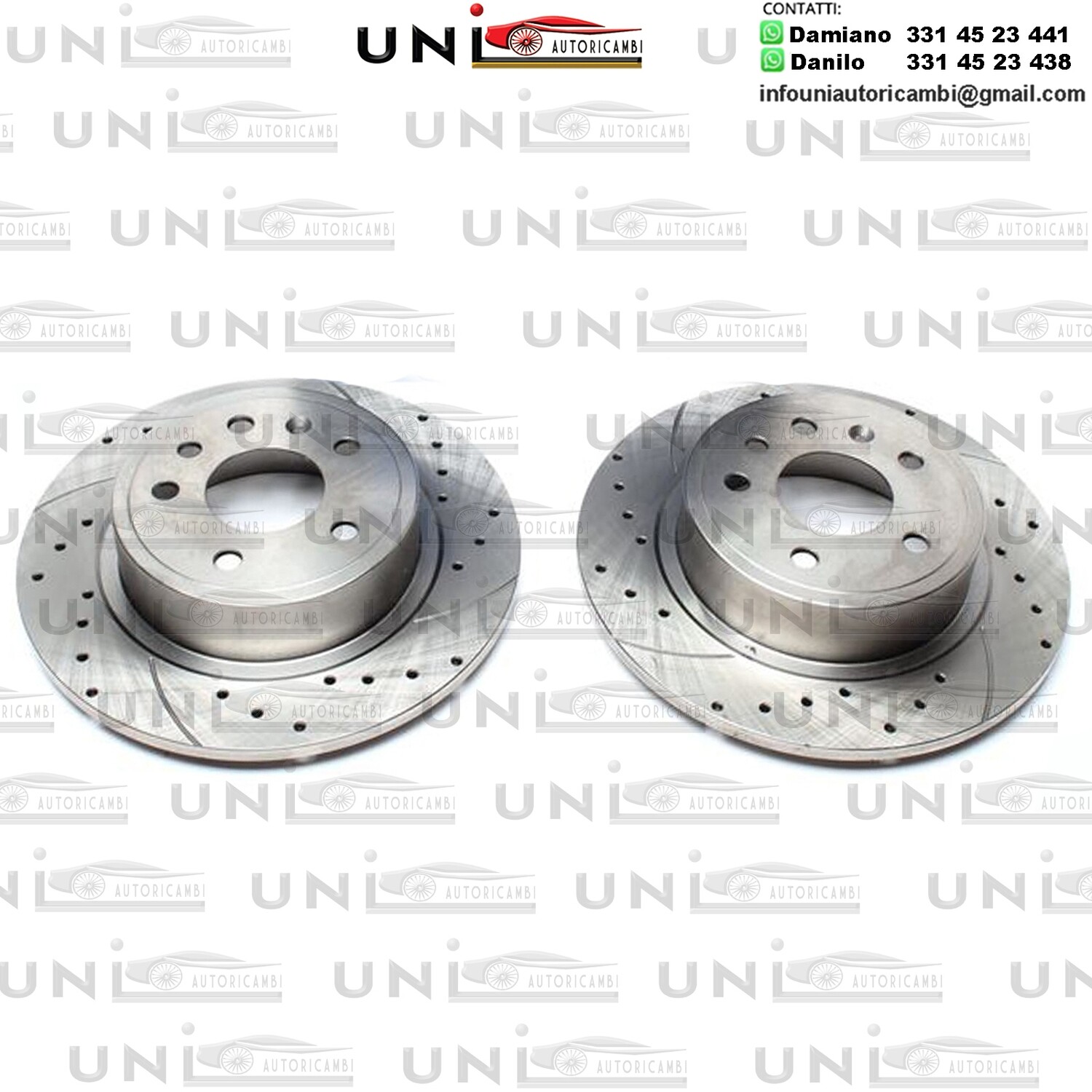 2X Dischi Sportivi Posteriori Saab 9-5 da 09.1997-/ 9-5 Station Wagon da 10.1998 -