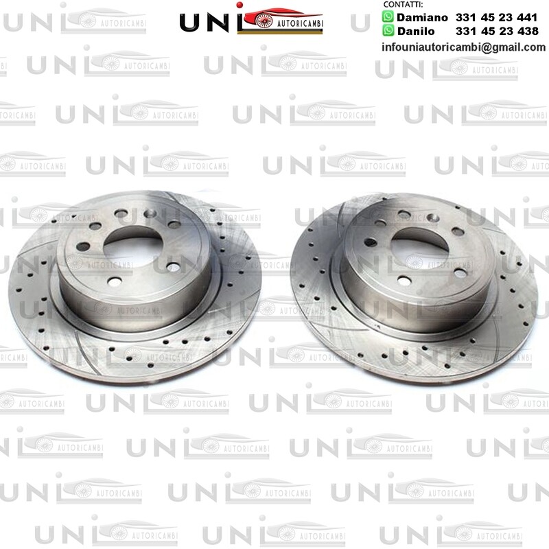 2X Dischi Sportivi Posteriori Saab 9-5 da 09.1997-/ 9-5 Station Wagon da 10.1998 -