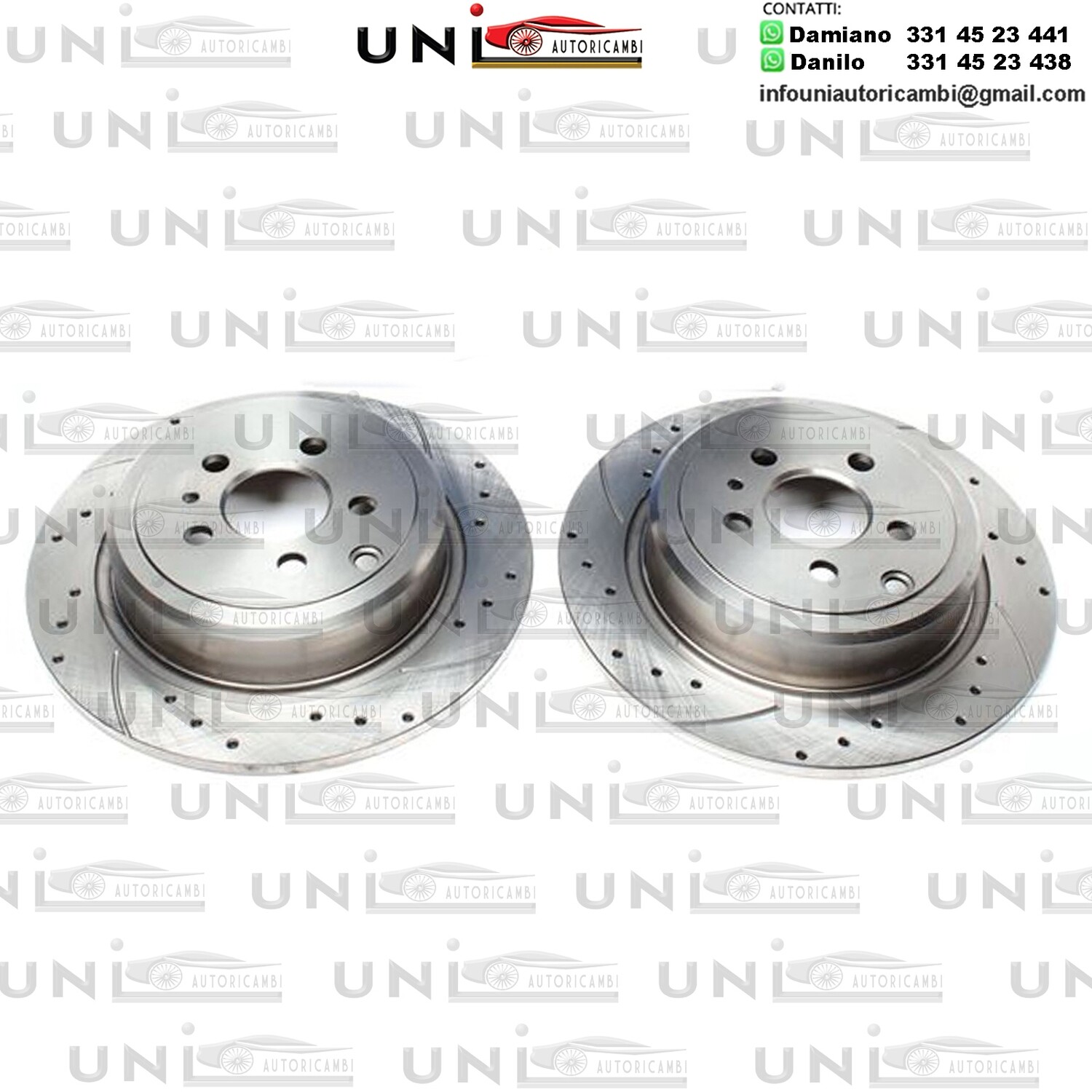 2X Dischi Sportivi Posteriori Citroën Evasion / Fiat Ulysse / Lancia Zeta / Peugeot 806