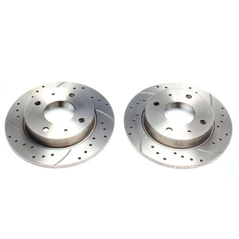 2X Dischi Sportivi Posteriori Mitsubishi Colt VI / Colt CZE Cabriolet / Smart Fourfour