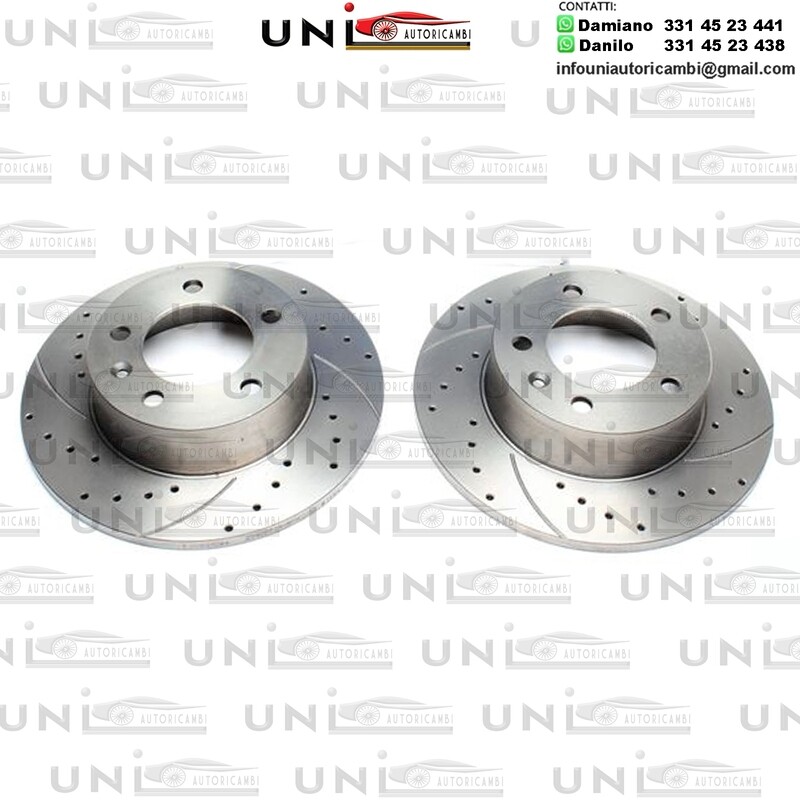 2X Dischi Sportivi Posteriori Nissan Interstar Bus/Kasten / Opel Movano Combi / Movano Pritsche / Reanult Master II Bus