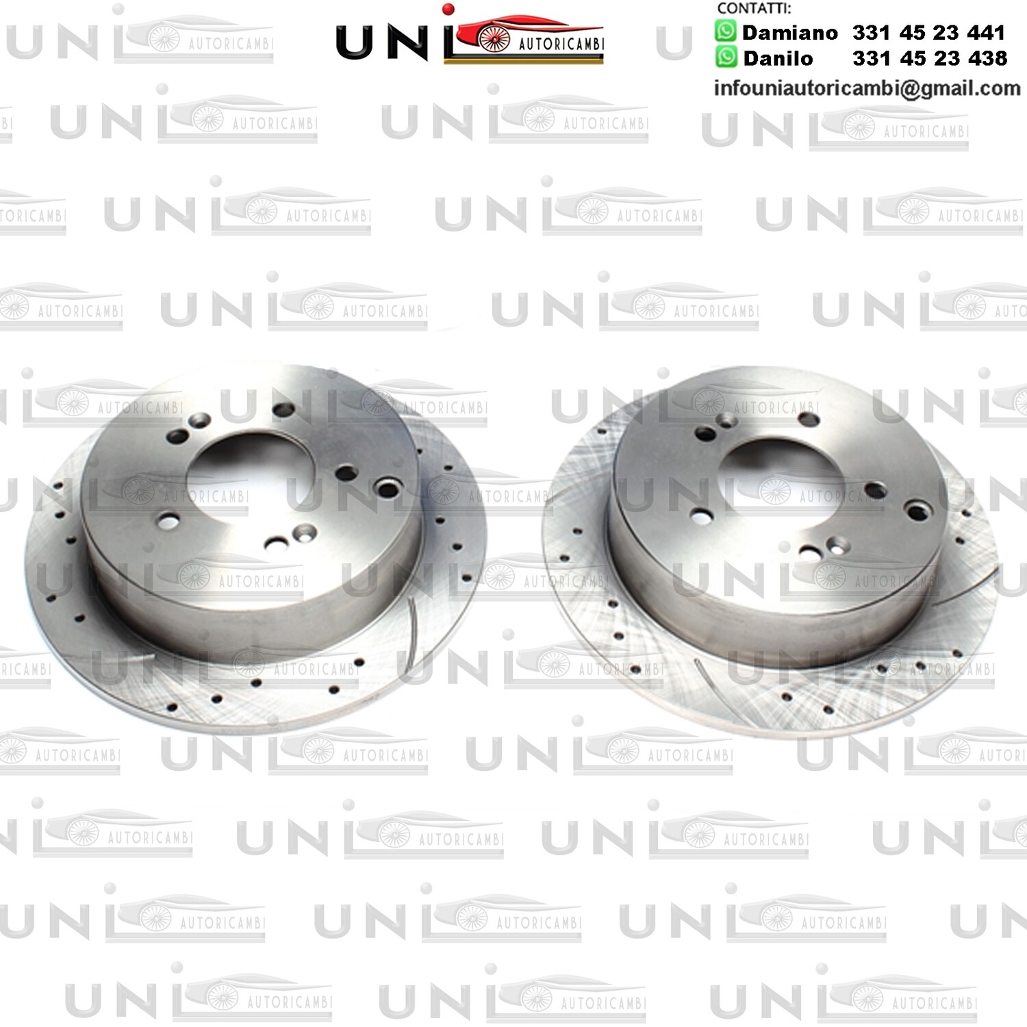 2X Dischi Sportivi Posteriori Hyundai IX35 / Santa Fé I / Trajet / Tucson / Kia Sportage