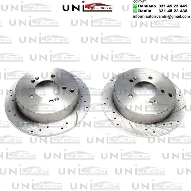 2X Dischi Sportivi Posteriori Hyundai IX35 / Santa Fé I / Trajet / Tucson / Kia Sportage