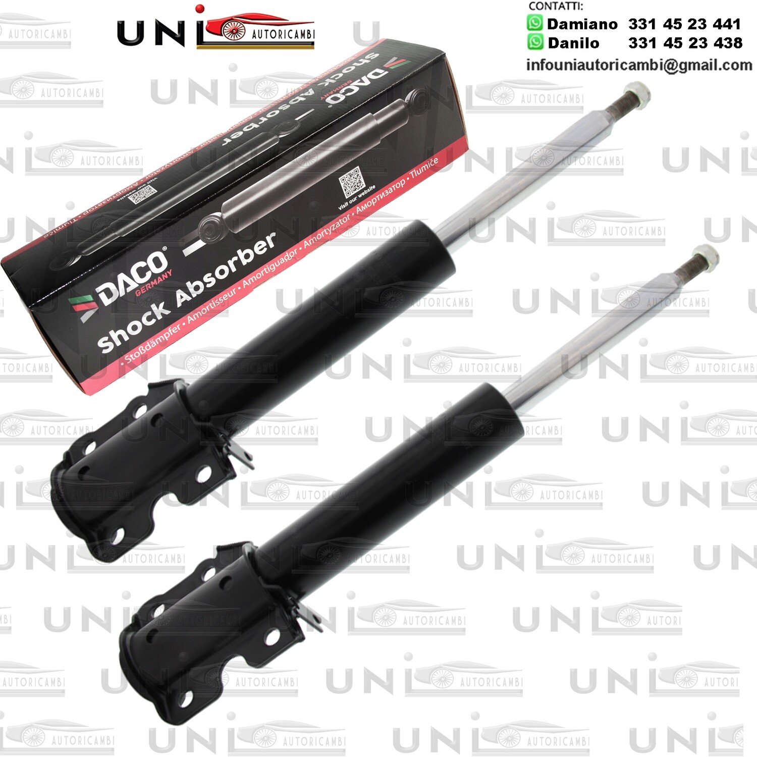 2X Ammortizzatori Anteriori Rinforzati a Olio MERCEDES-BENZ SPRINTER / VW II