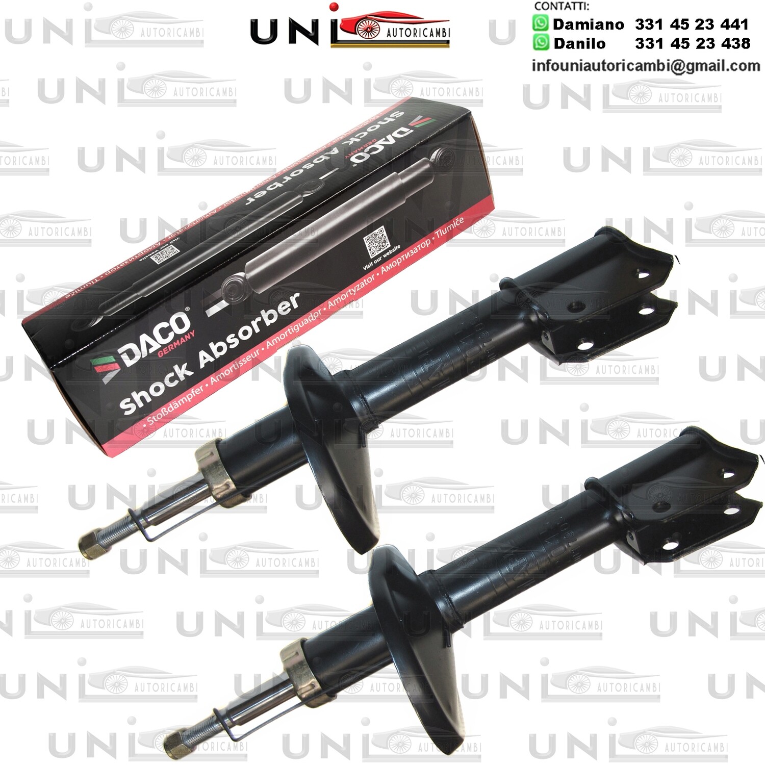 2X Ammortizzatore Anteriore Rinforzati a Gas DACIA LOGAN SANDERO RENAULT LOGAN SANDERO TANDAR 90 l