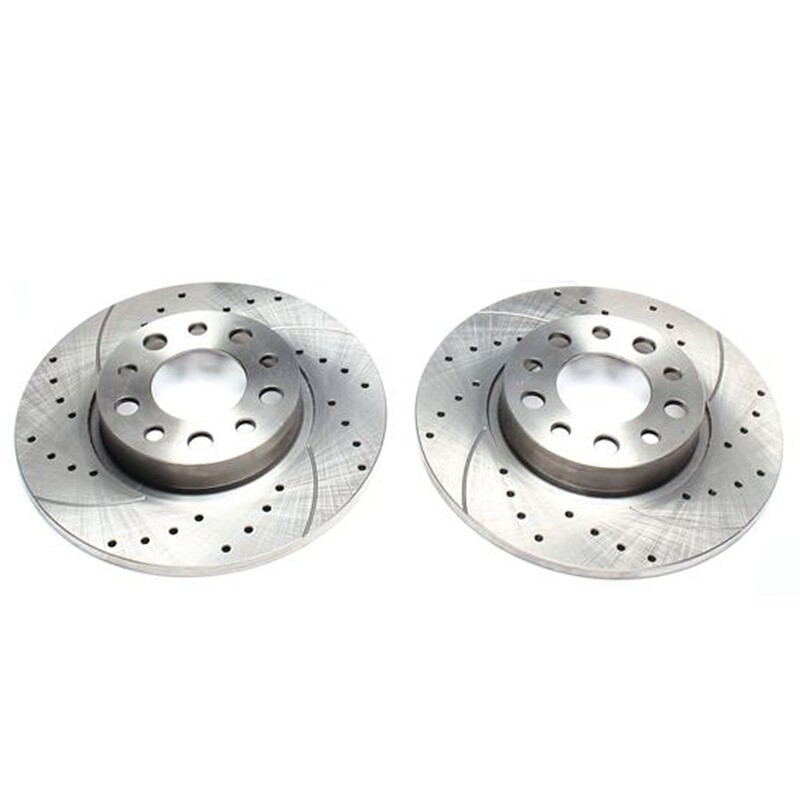 2X Dischi Sportivi Posteriori Alfa Romeo 159/SW / Brera / Giulietta / Sider / Fiat 500X / Jeep Renegade