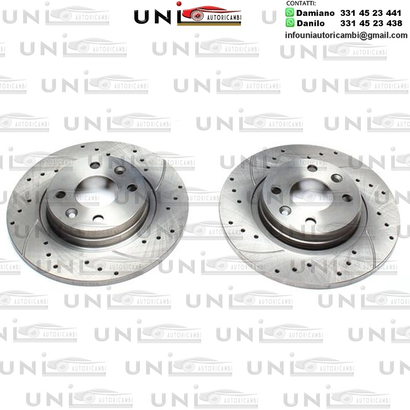 2X Dischi Sportivi Anteriori Dacia Logan / Logan II / Sandero I / Reanult / Sandero/Stepway I / Twingo / Smart Fortwo Coupe