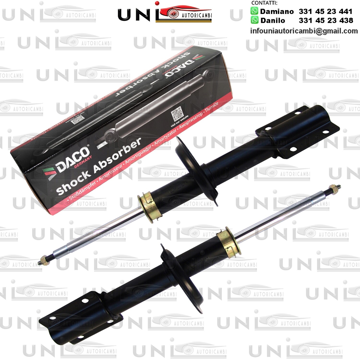 2X Ammortizzatore Anteriore Rinforzati a Gas CITROEN JUMPER FIAT DUCATO PEUGEOT BOXER