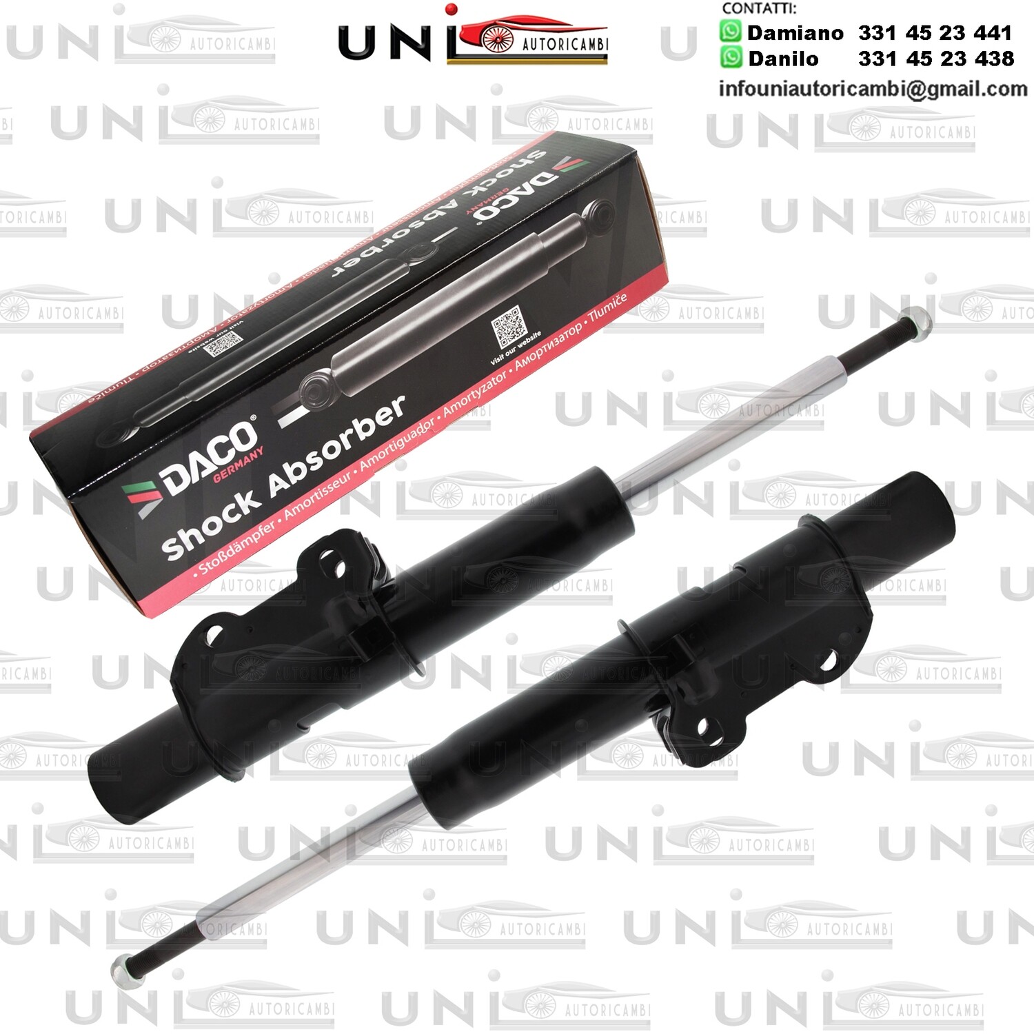 2X Ammortizzatore Anteriore Rinforzati a Gas MERCEDES SPRINTER VW CRAFTER