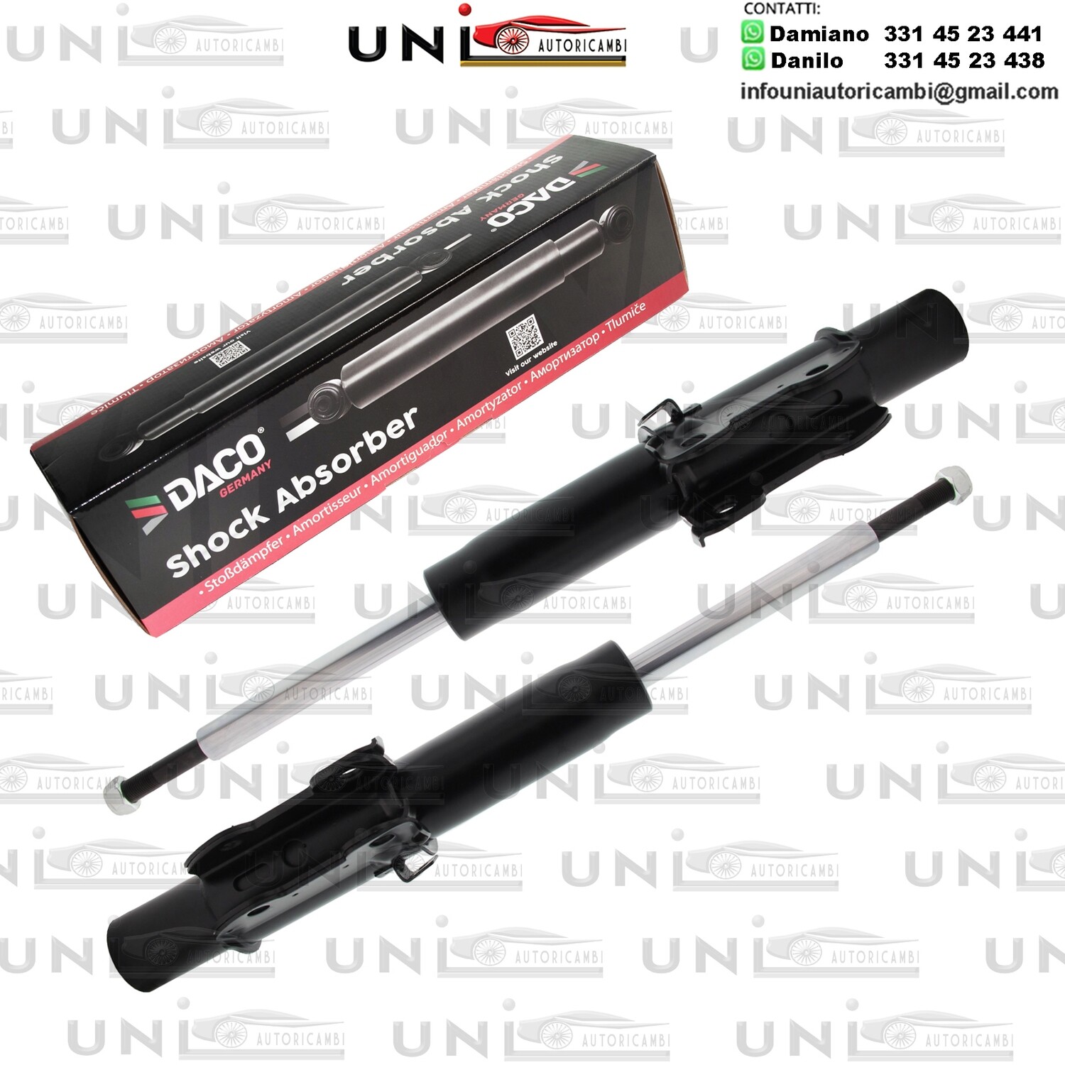 2X Ammortizzatore Anteriore Rinforzati a Gas MERCEDES SPRINTER VW CRAFTER