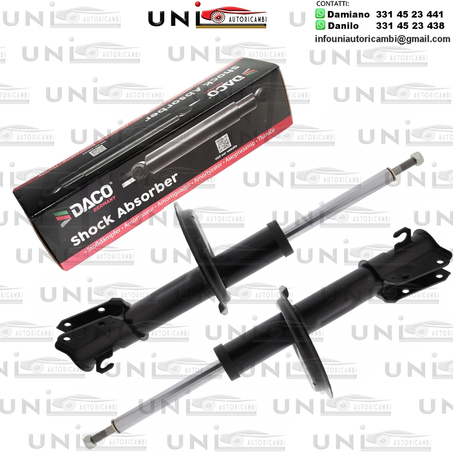 2X Ammortizzatore Anteriore Rinforzati a Gas FIAT BRAVA / BRAVO l