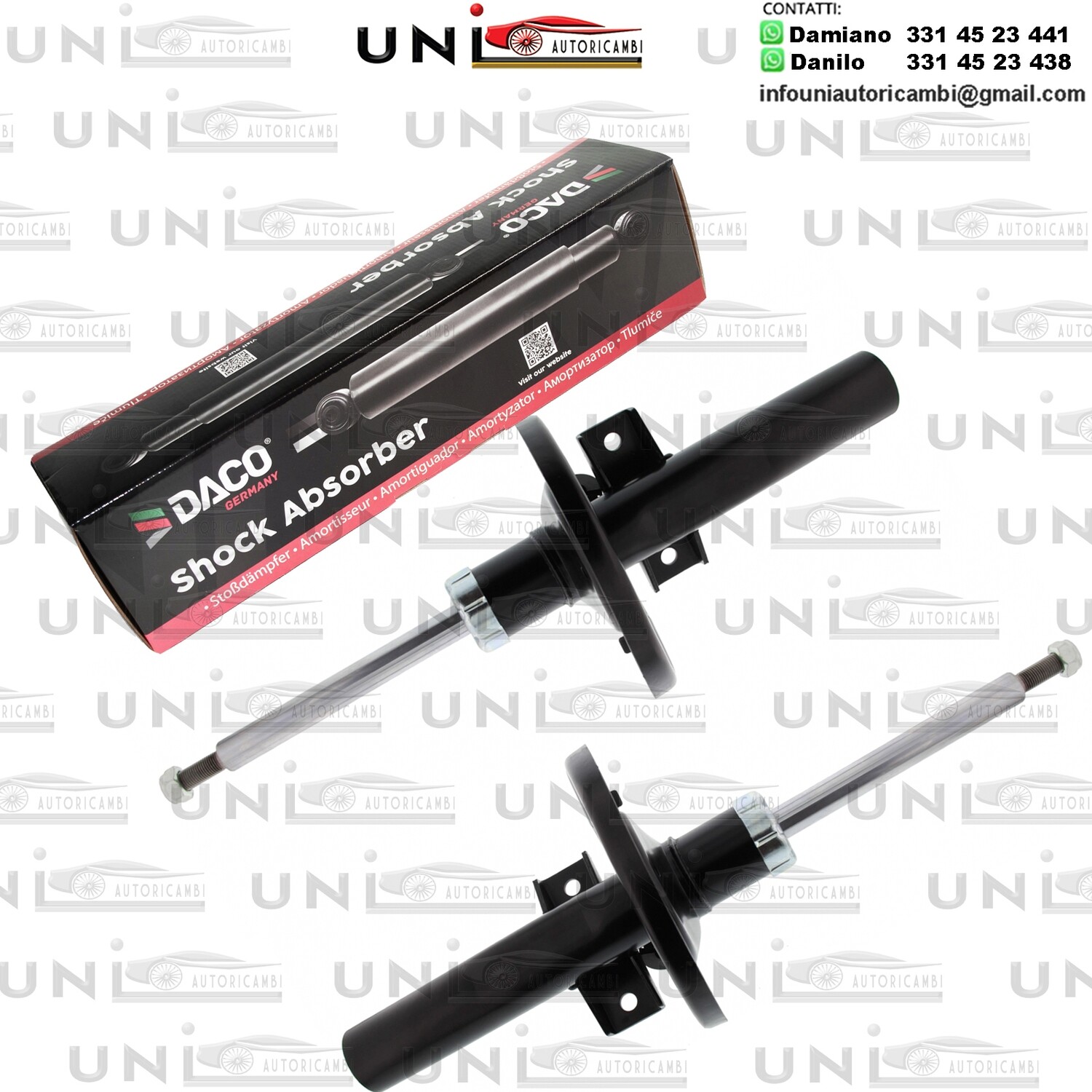 2X Ammortizzatore Anteriore Rinforzati a Gas FORD GALAXY SEAT ALHAMBRA VW SHARAN