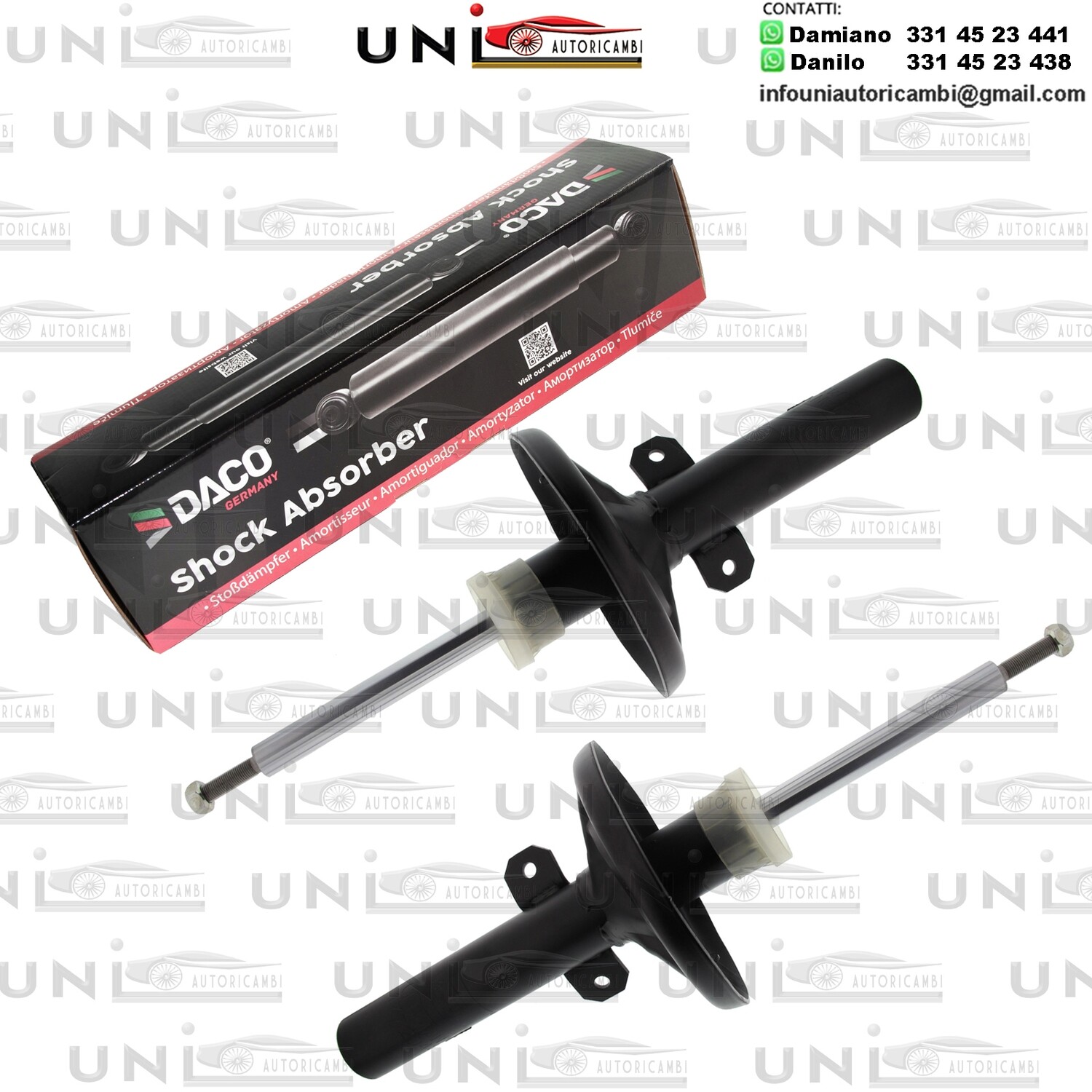 2X Ammortizzatore Anteriore Rinforzati a Gas FORD MONDEO