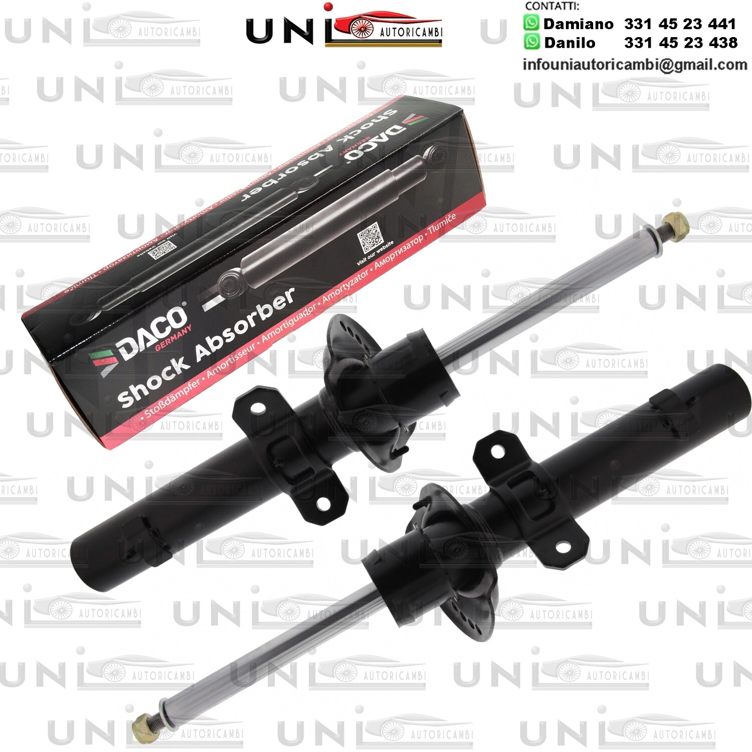 2X Ammortizzatore Anteriore Rinforzati a Gas FORD MONDEO