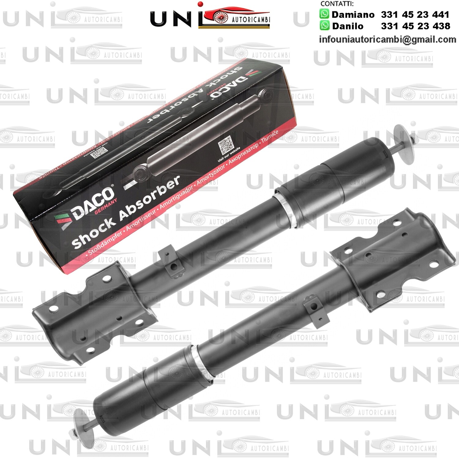 2X Ammortizzatore Anteriore Rinforzati a Gas FORD TRANSIT