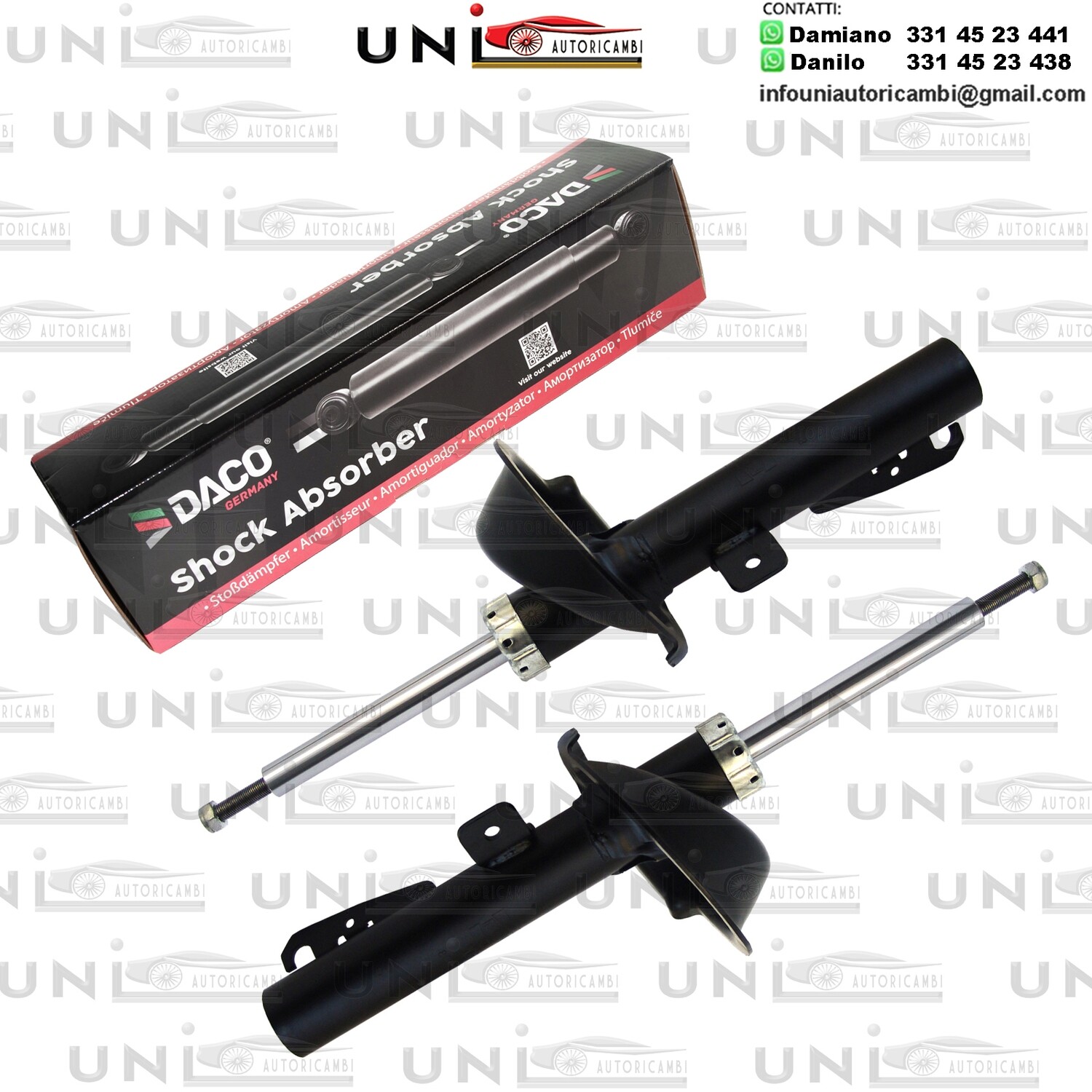 2X Ammortizzatore Anteriore Rinforzati a Gas FORD MONDEO ll