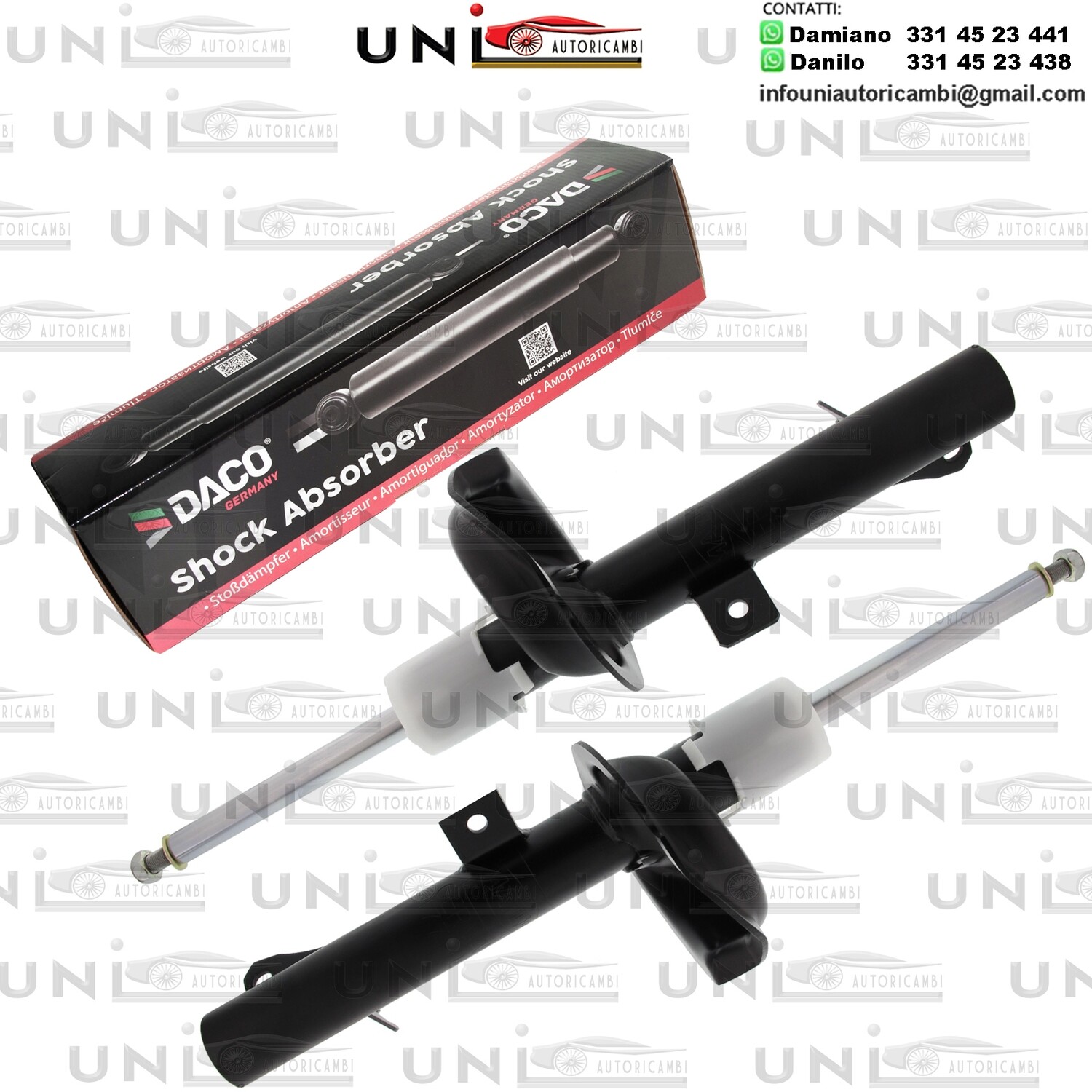 2X Ammortizzatore Anteriore Rinforzati a Gas FORD FOCUS