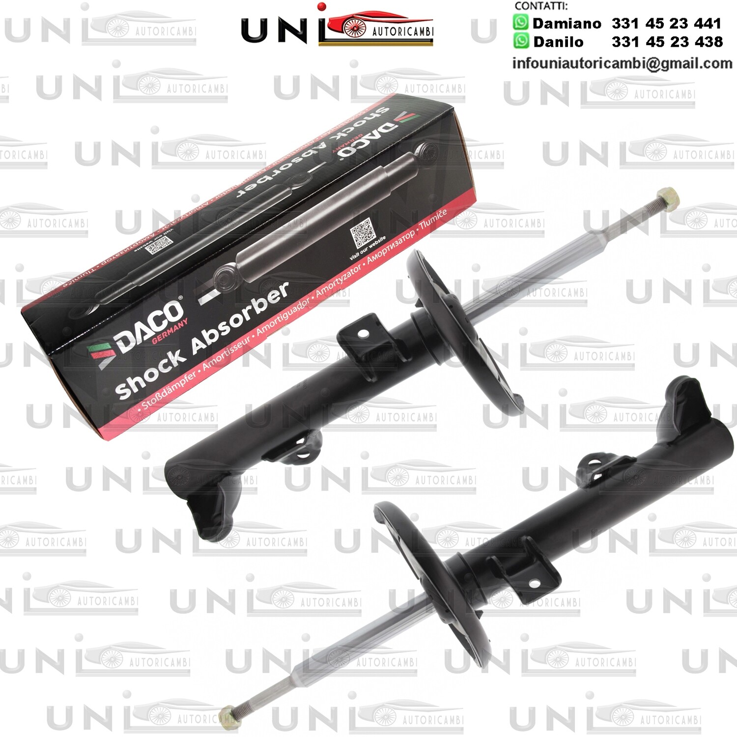 2X Ammortizzatore Anteriore Rinforzati a Gas MERCEDES CLASSE C