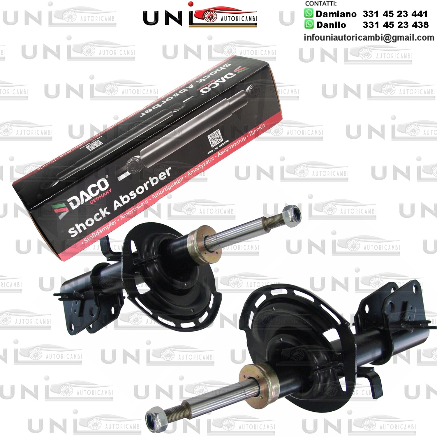 2X Ammortizzatore Anteriore Rinforzati a Gas RENAULT LAGUNA ll