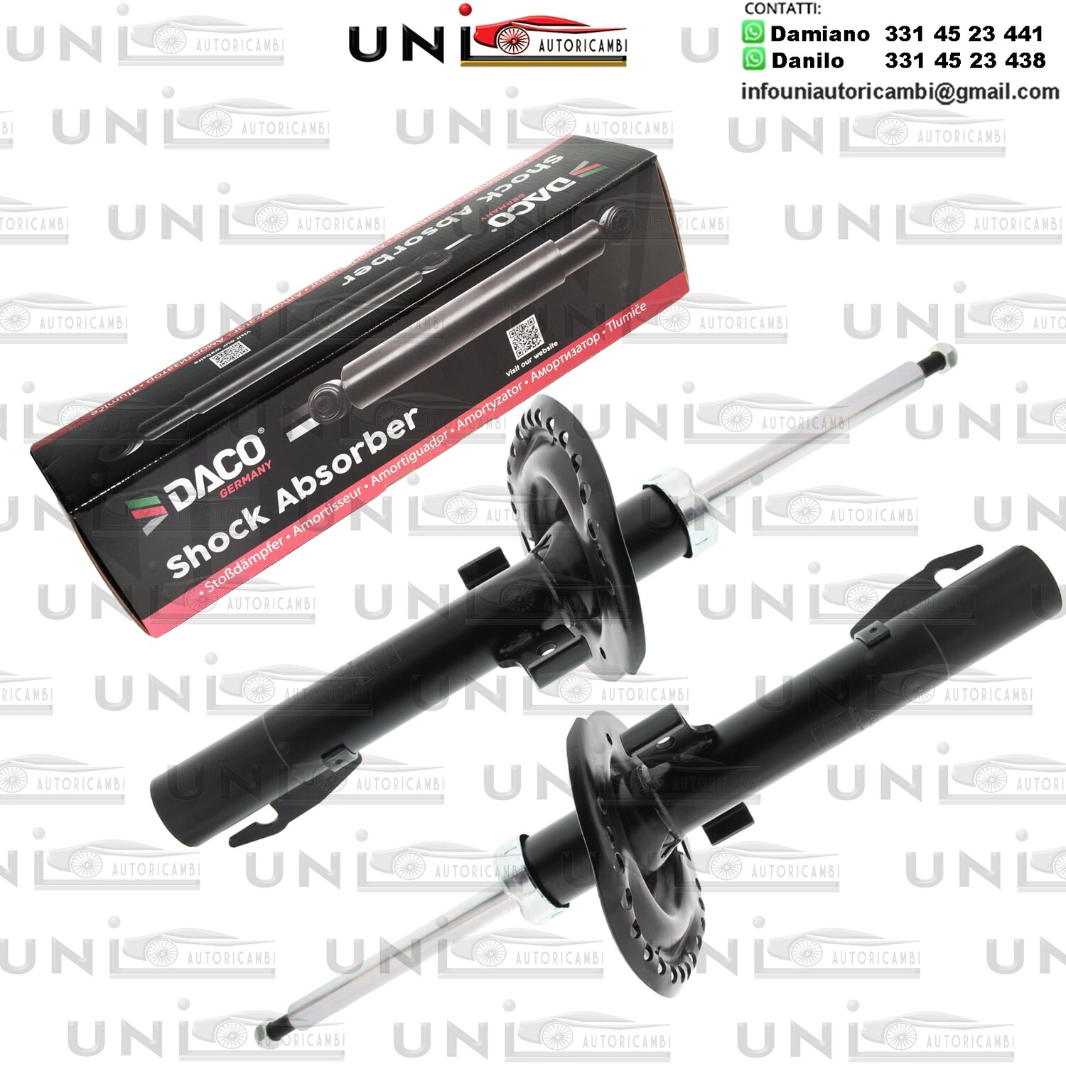 2X Ammortizzatore Anteriore Rinforzati a Gas RENAULT MEGANE ll