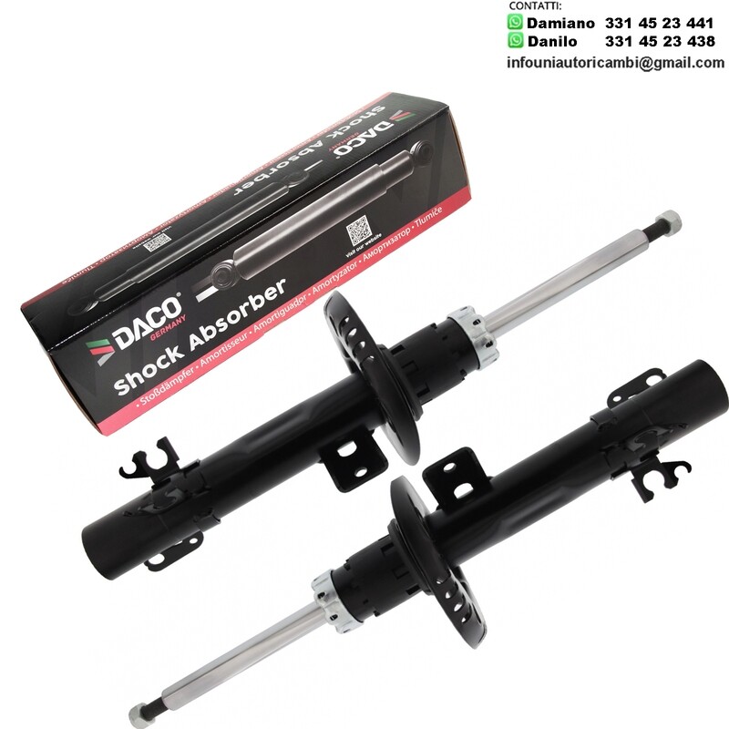2X Ammortizzatore Anteriore Rinforzati a Gas AUDI A1 SEAT IBIZA IV  VW POLO