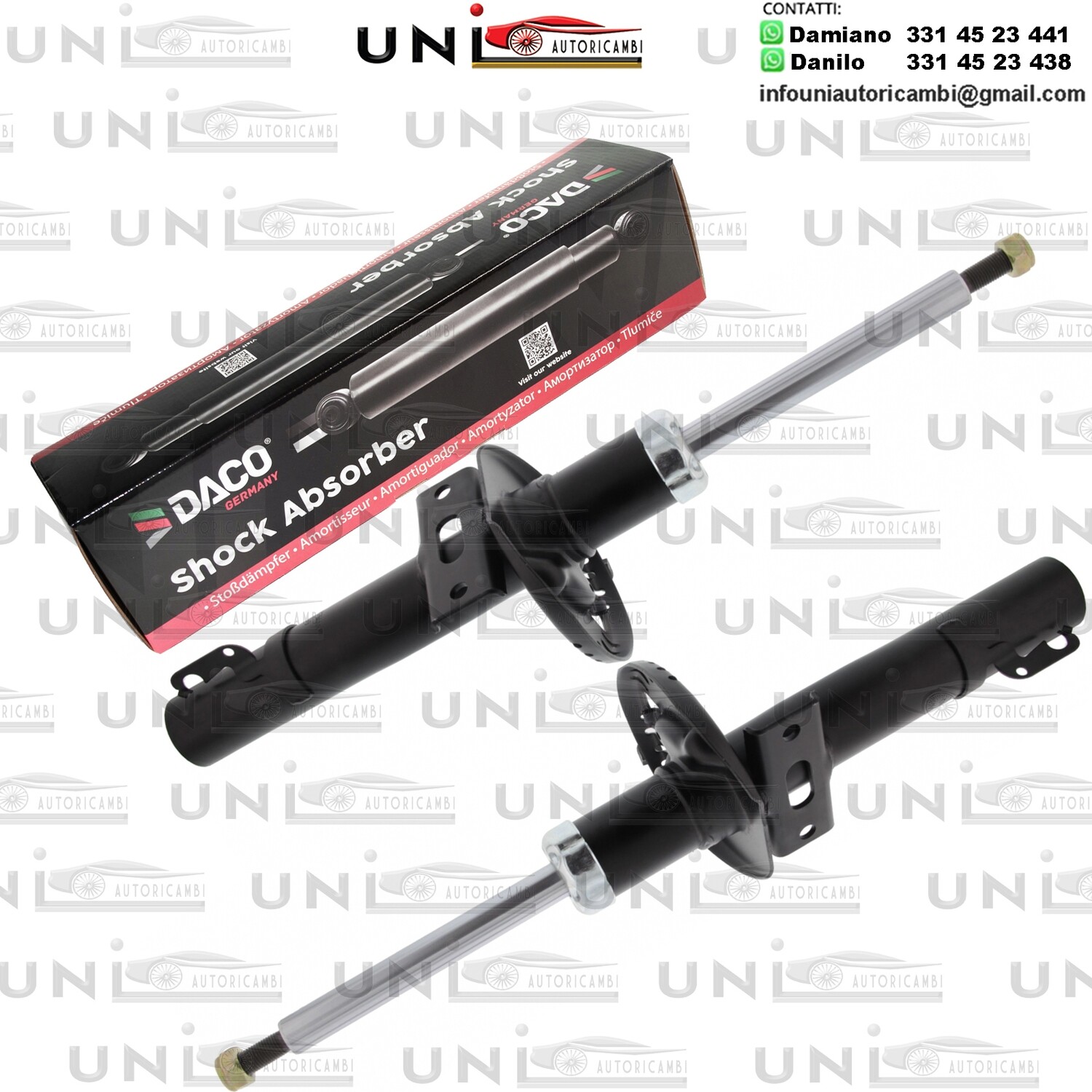 2X Ammortizzatore Anteriore Rinforzati a Gas AUDI A2 SEAT CORDOBA / IBIZA lll SKODA FABIA I / ll  / ROOMSTER VW FOX / POLO