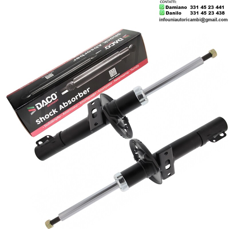 2X Ammortizzatore Anteriore Rinforzati a Gas AUDI A2 SEAT CORDOBA / IBIZA lll SKODA FABIA I / ll  / ROOMSTER VW FOX / POLO