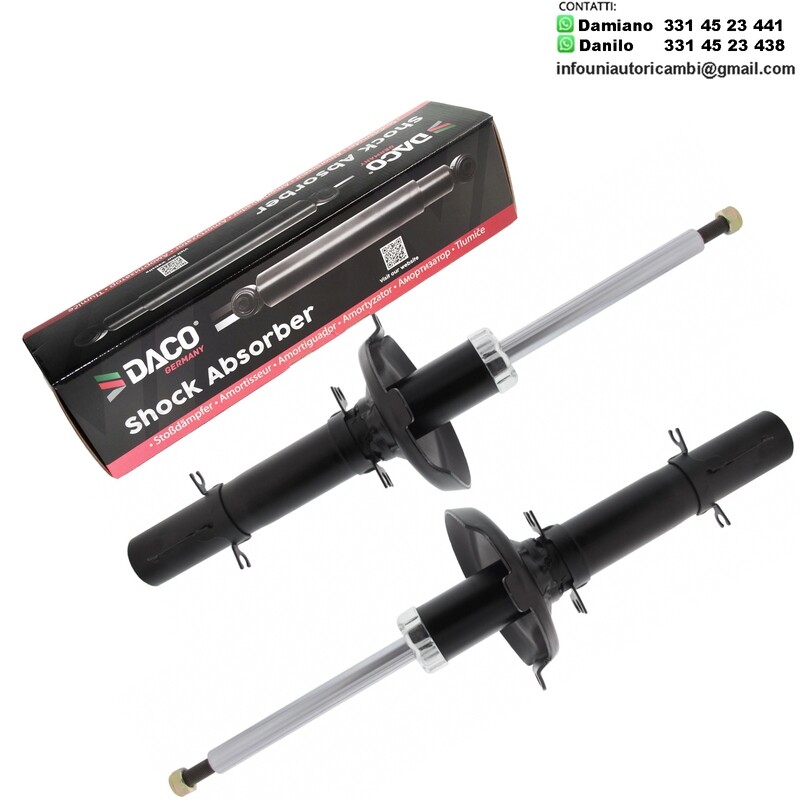 2X Ammortizzatore Anteriore Rinforzati a Gas AUDI A3 SEAT LEON / TOLEDO ll SKODA OCTAVIA I 	VW BORA / GOLF IV / NEW BEETLE