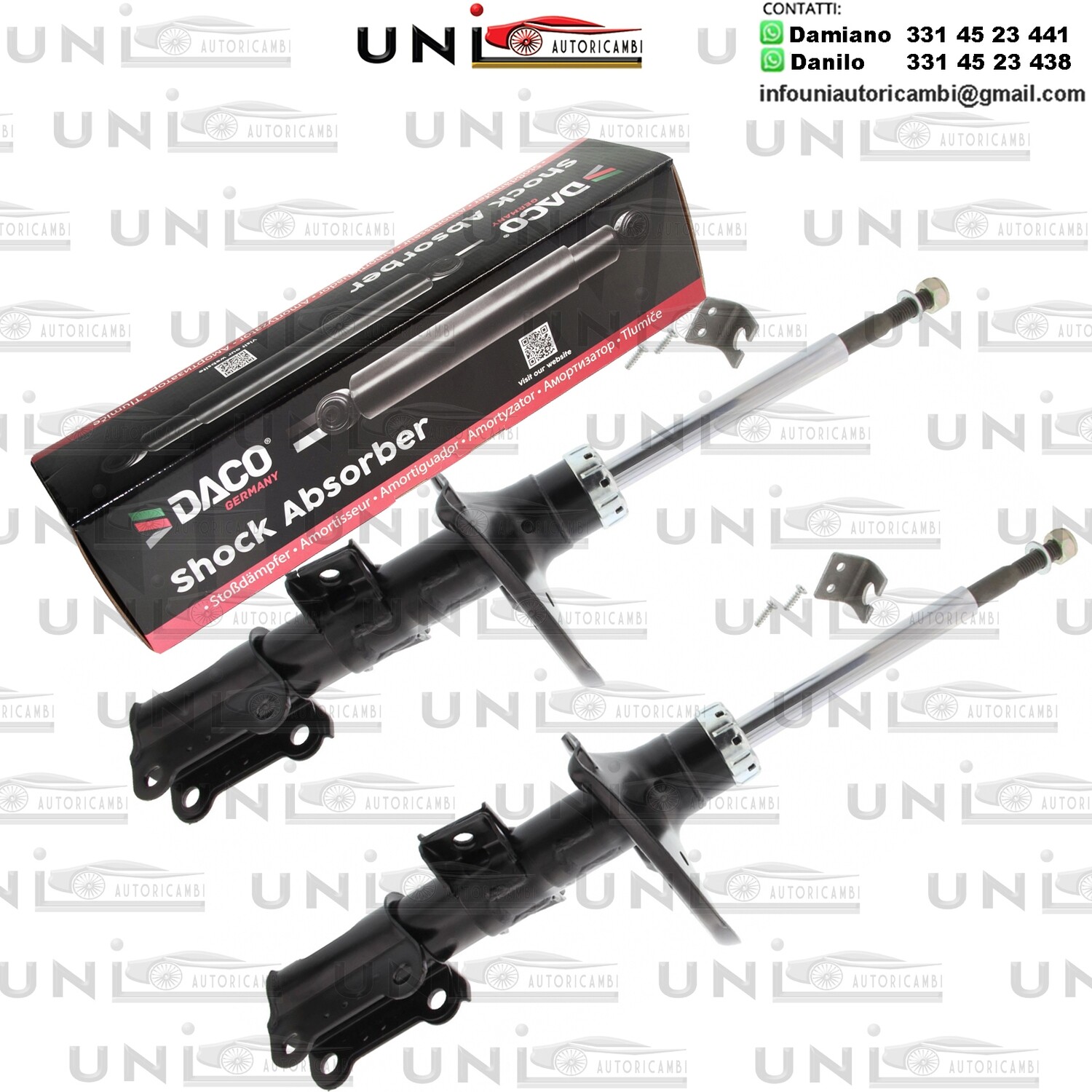 2X Ammortizzatore Anteriore Rinforzati a Gas S60 / S80 / V70 / XC70