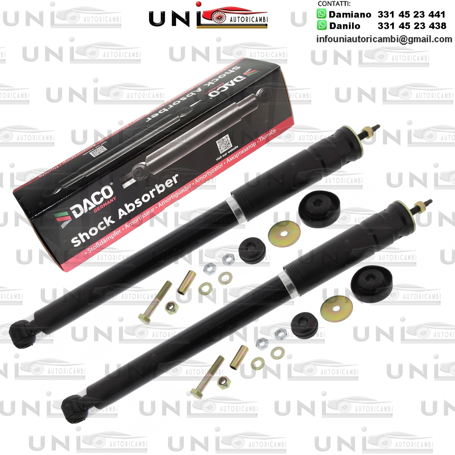 2X Ammortizzatore Anteriore Rinforzati a Gas MERCEDES CLASSE C