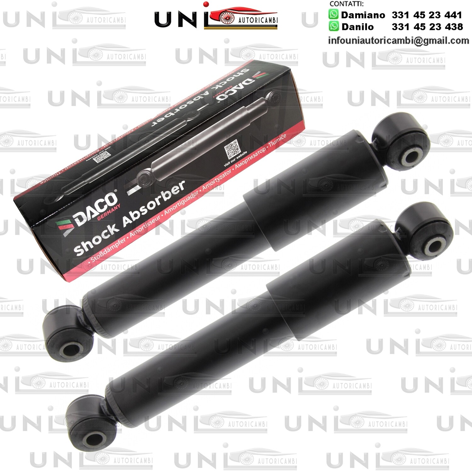 2X Ammortizzatore Anteriore Rinforzati a Gas FIAT PUNTO LANCIA Y