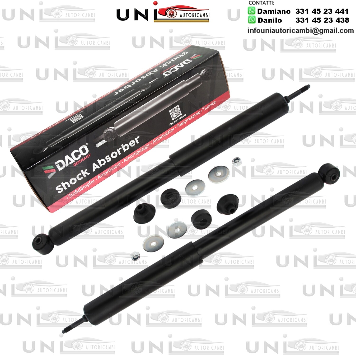 2X Ammortizzatore Anteriore Rinforzati a Gas DAEWOO ARANOS / ESPERO / LANOS /  NEXIA OPEL  ASTRA F / KADETT D / E / VECTRA A