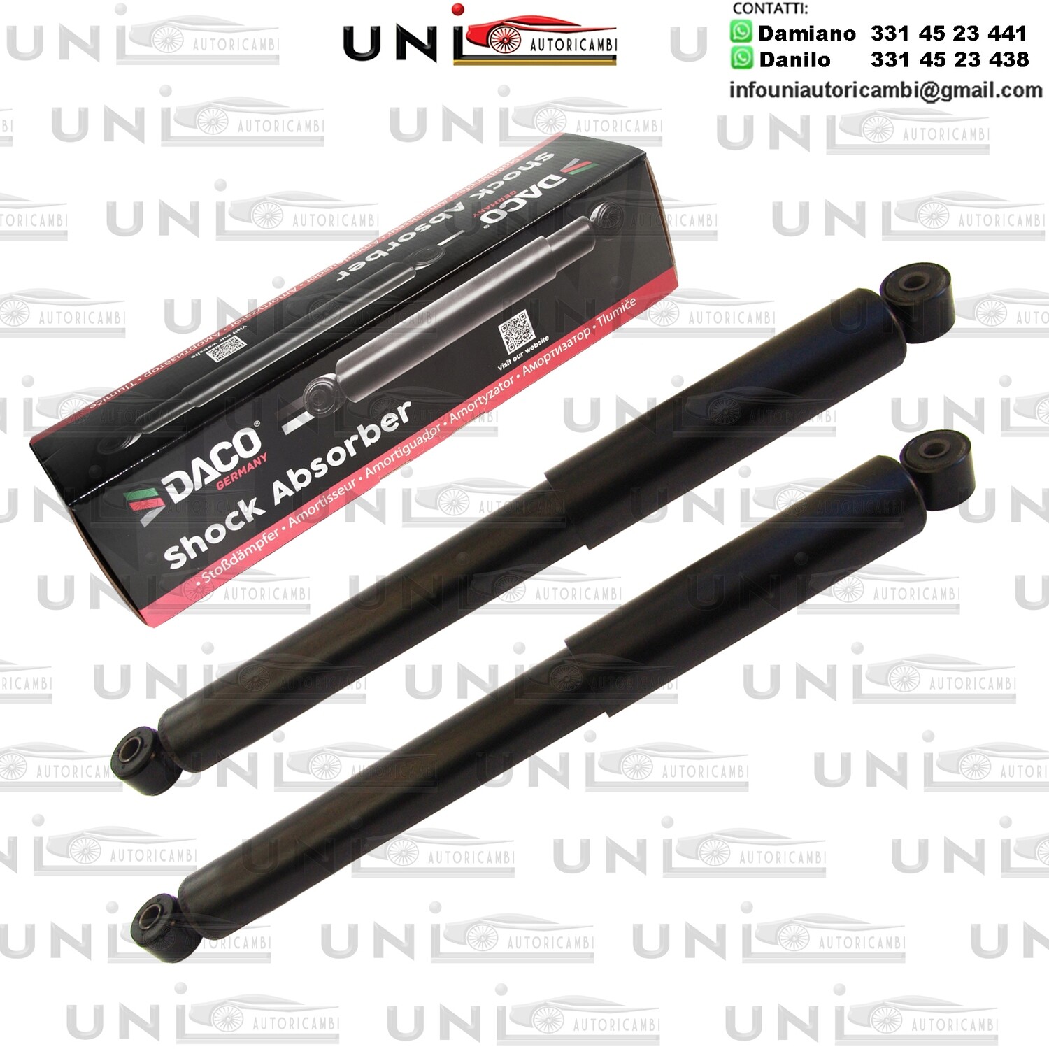 2X Ammortizzatore Anteriore RinforzatI a Gas NISSAN INTERSTAR OPEL MOVANO RENAULT MASTER ll