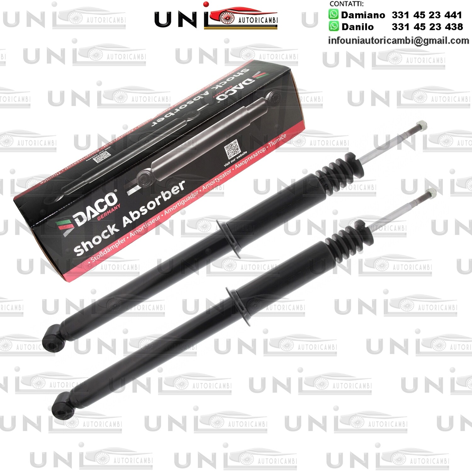 2X Ammortizzatore Anteriore Rinforzati a Gas FORD KA