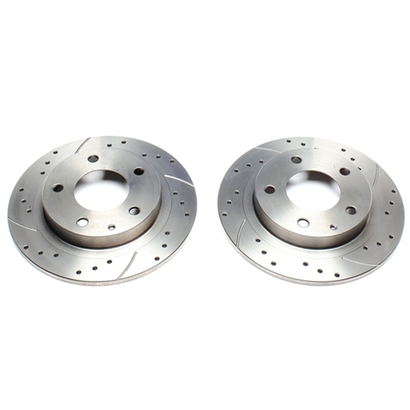 2X Dischi Sportivi Posteriori Baffati Forati Mazda 323 F V
